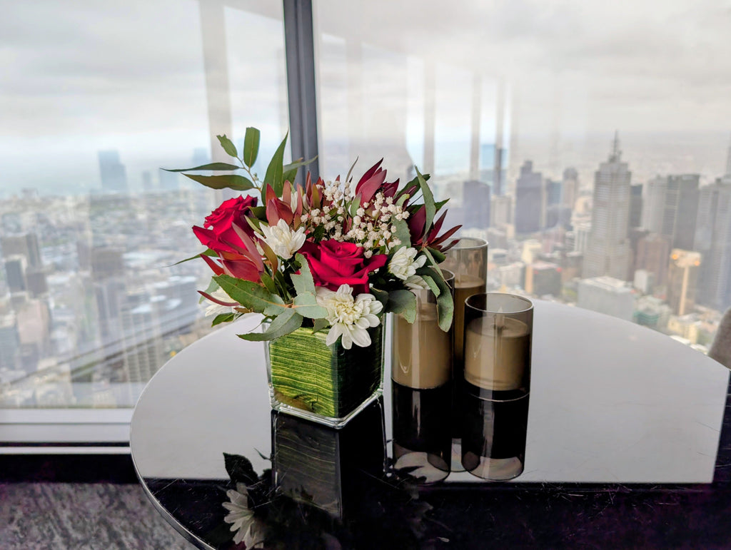 Corporate Event Flowers at Eureka 89, Melbourne | Kellee Flowers