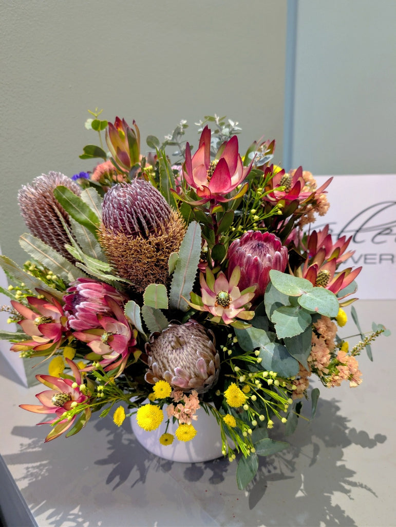 Australian natives bush flowers arrangement